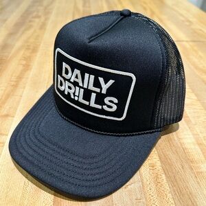 Daily Drills Black NYC Trucker Hat